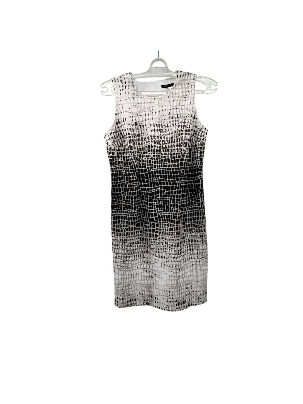TREU Womens Sleeveless Sheath Dress Multicolor Size Medium